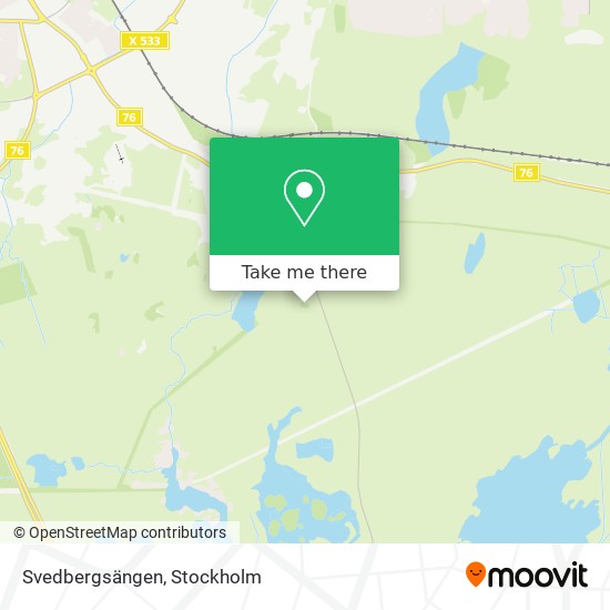 Svedbergsängen map