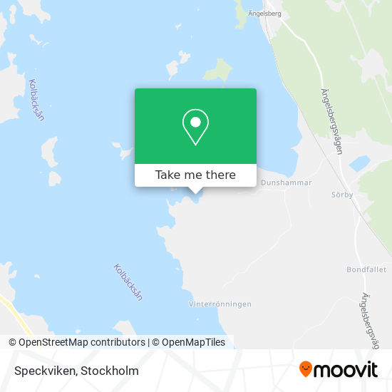 Speckviken map