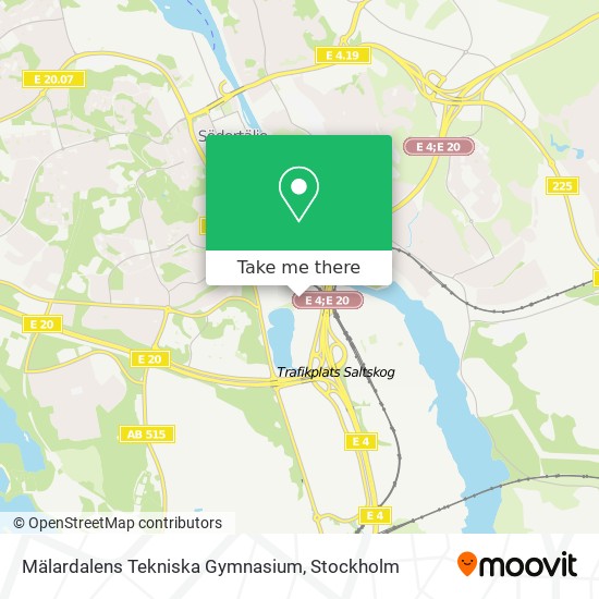 Mälardalens Tekniska Gymnasium map