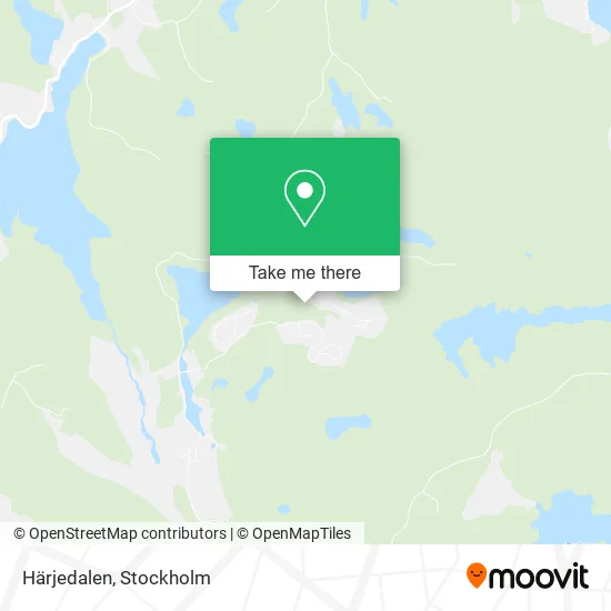 Härjedalen map