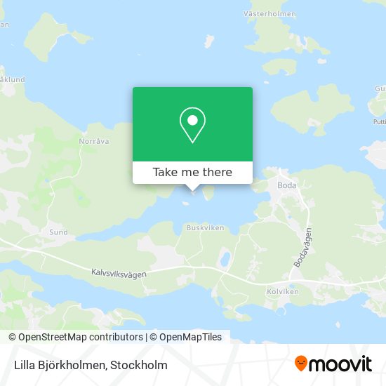 Lilla Björkholmen map