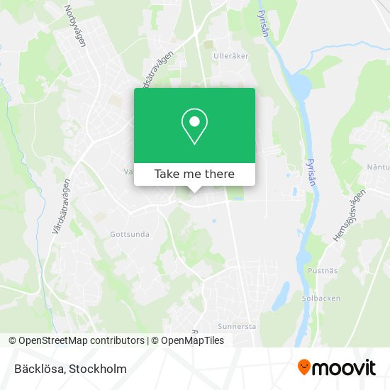 Bäcklösa map