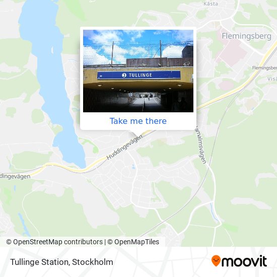 Tullinge Station map