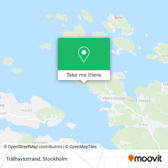 Trälhavsstrand map