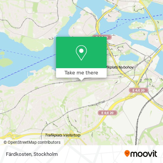 Färdkosten map