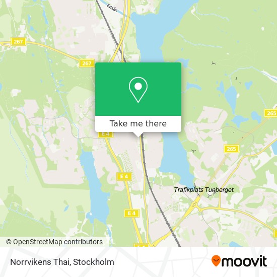 Norrvikens Thai map