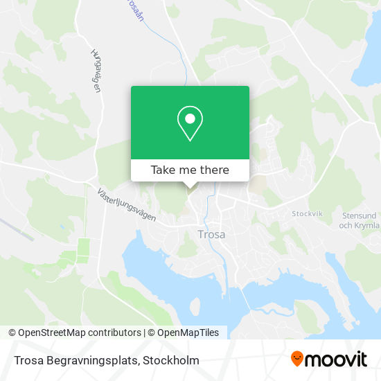 Trosa Begravningsplats map