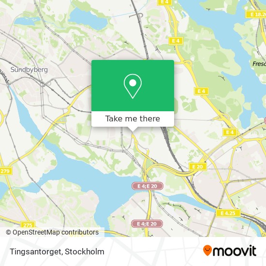 Tingsantorget map