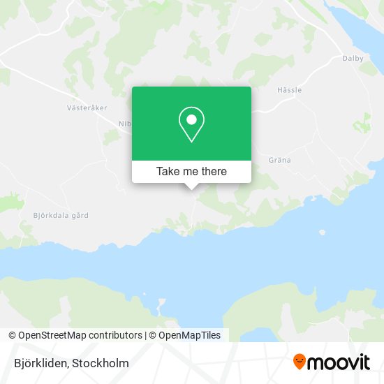Björkliden map