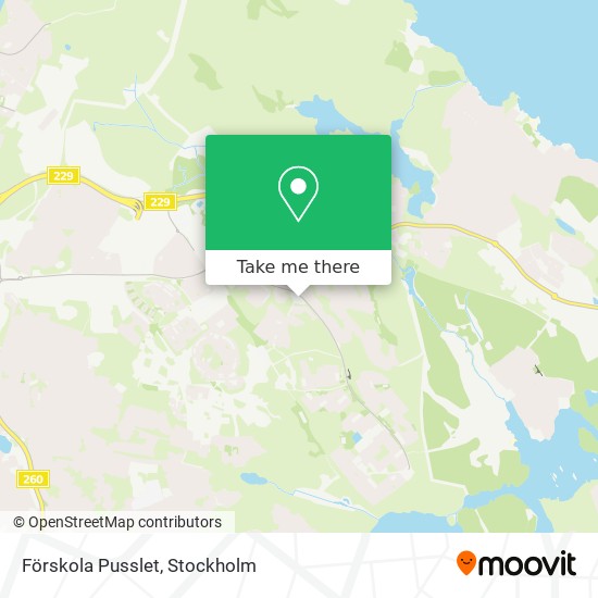 Förskola Pusslet map