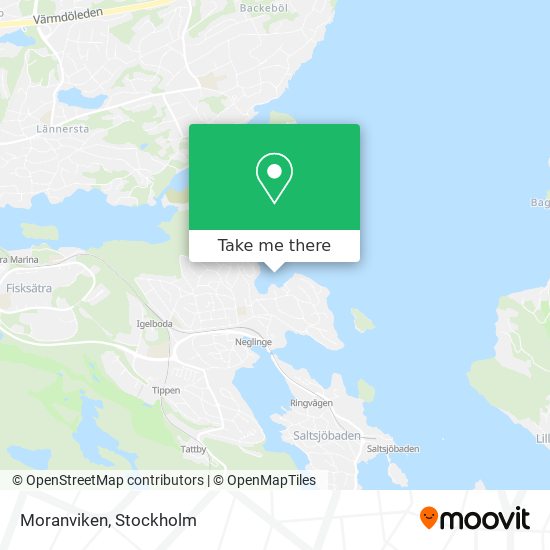 Moranviken map