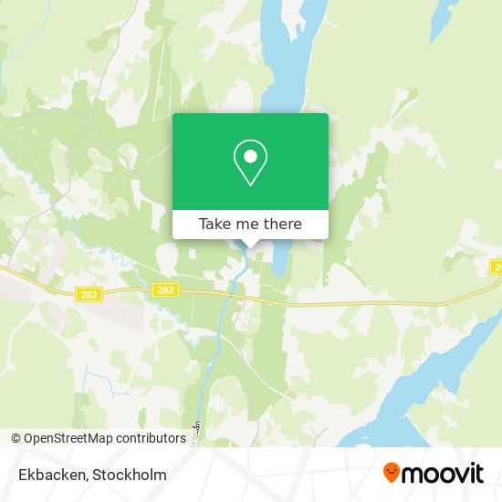 Ekbacken map