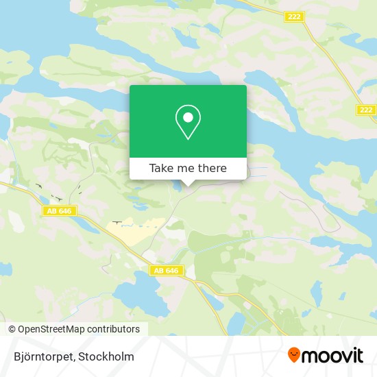 Björntorpet map