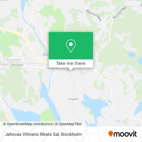 Jehovas Vittnens Rikets Sal map