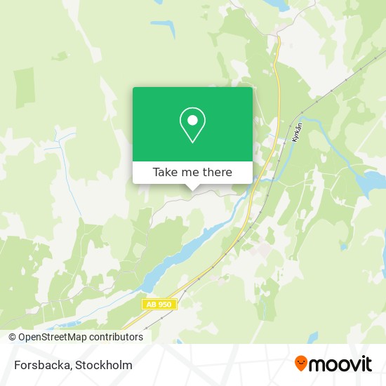 Forsbacka map