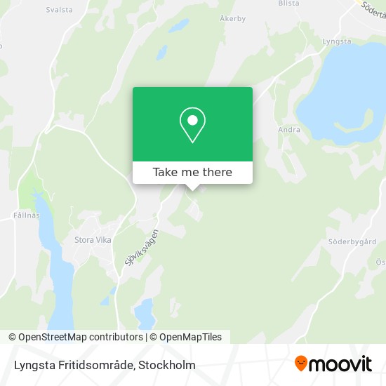 Lyngsta Fritidsområde map