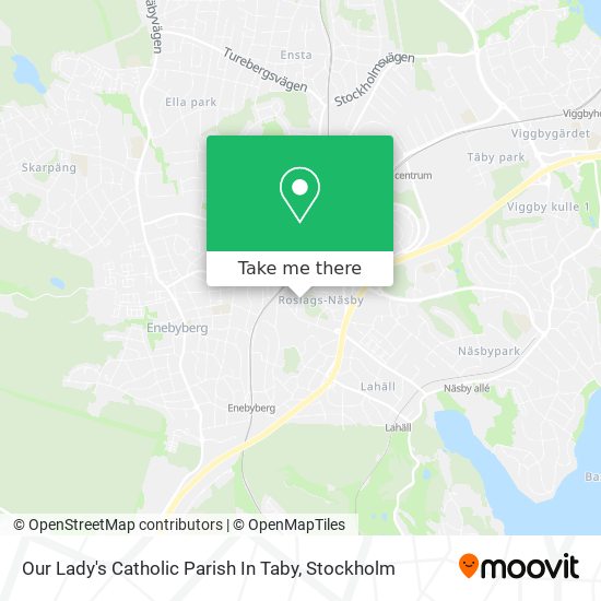 Our Lady's Catholic Parish In Taby map