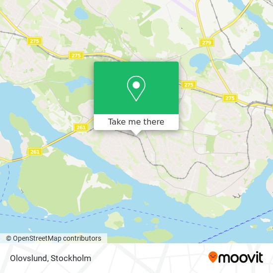 Olovslund map