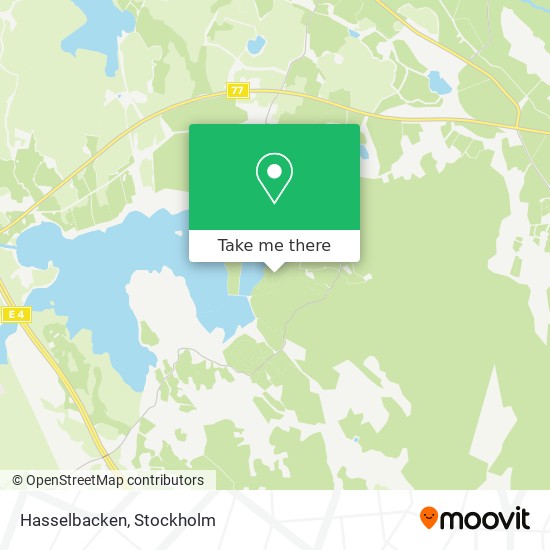 Hasselbacken map