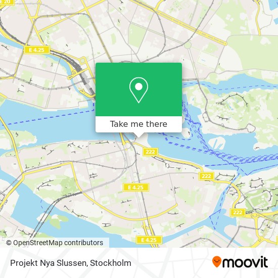 Projekt Nya Slussen map