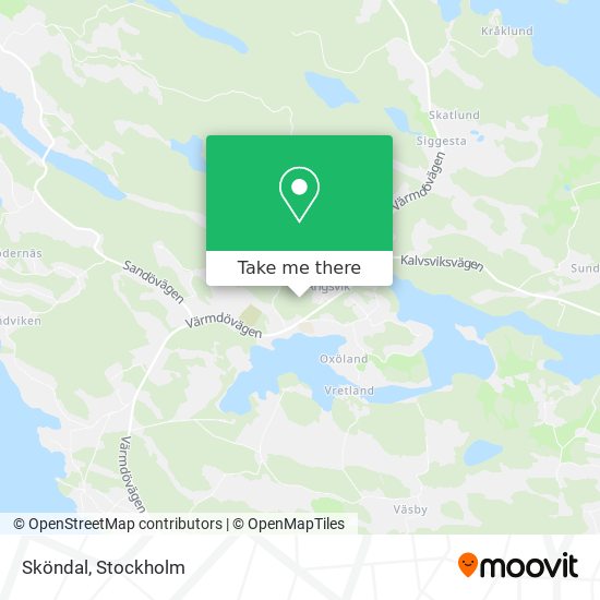 Sköndal map