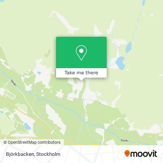 Björkbacken map