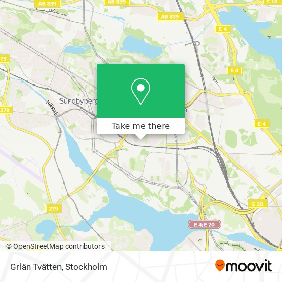 Grlän Tvätten map