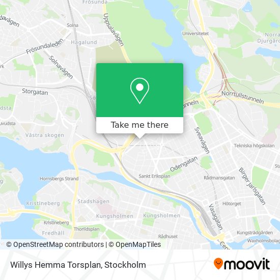 Willys Hemma Torsplan map