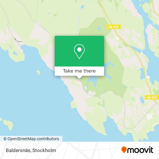 Baldersnäs map