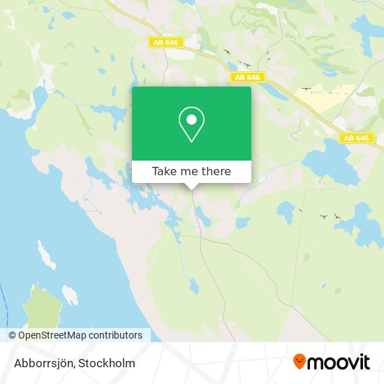 Abborrsjön map