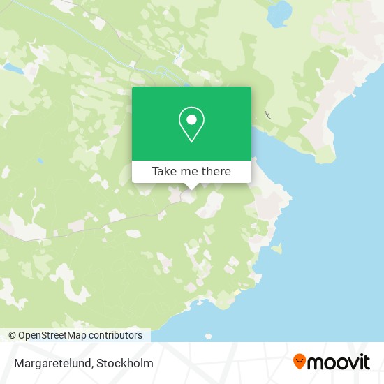Margaretelund map