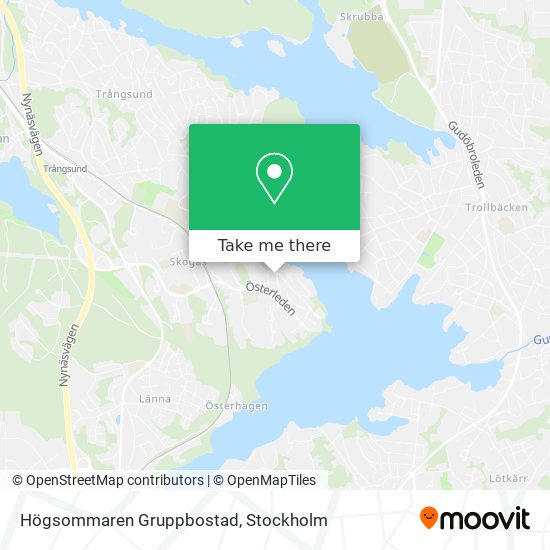 Högsommaren Gruppbostad map