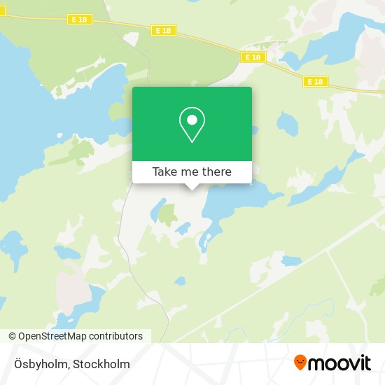 Ösbyholm map