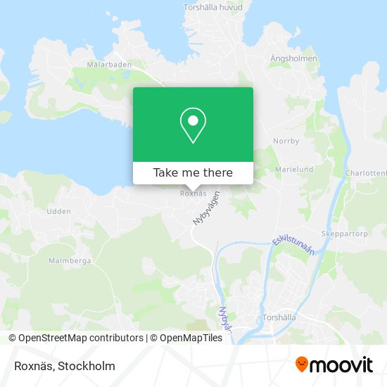 Roxnäs map