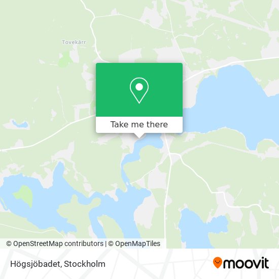 Högsjöbadet map