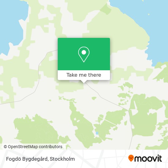 Fogdö Bygdegård map