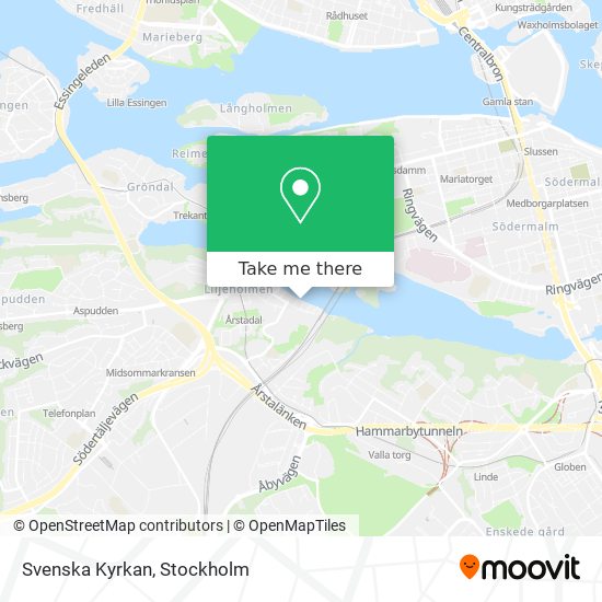 Svenska Kyrkan map