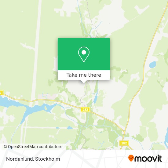 Nordanlund map