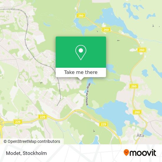 Modet map