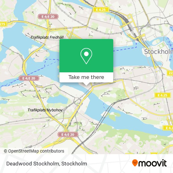 Deadwood Stockholm map