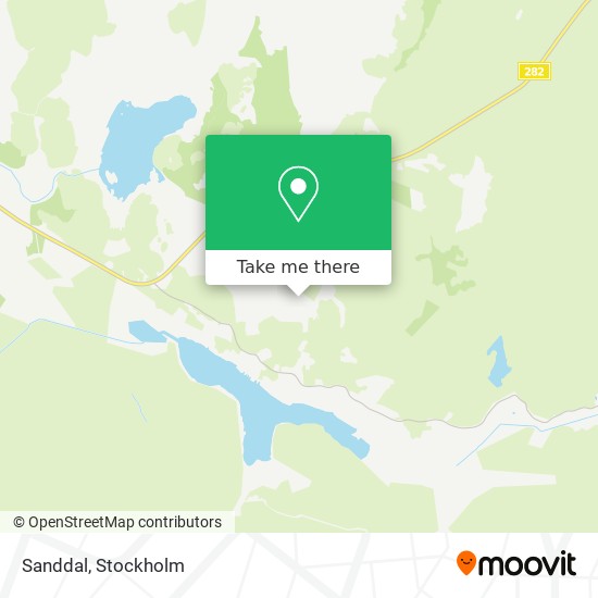 Sanddal map