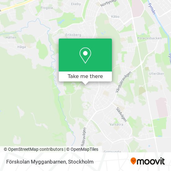 Förskolan Mygganbarnen map