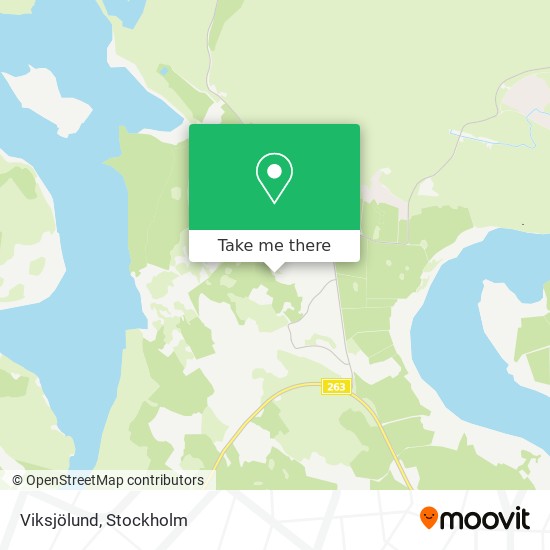 Viksjölund map