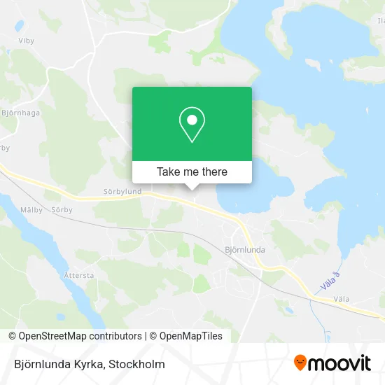 Björnlunda Kyrka map