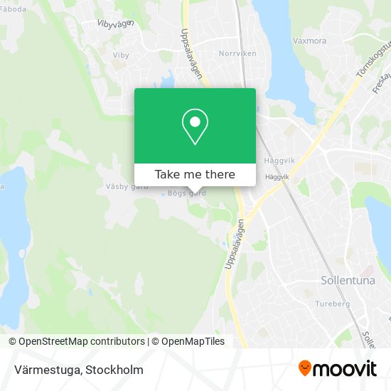 Värmestuga map