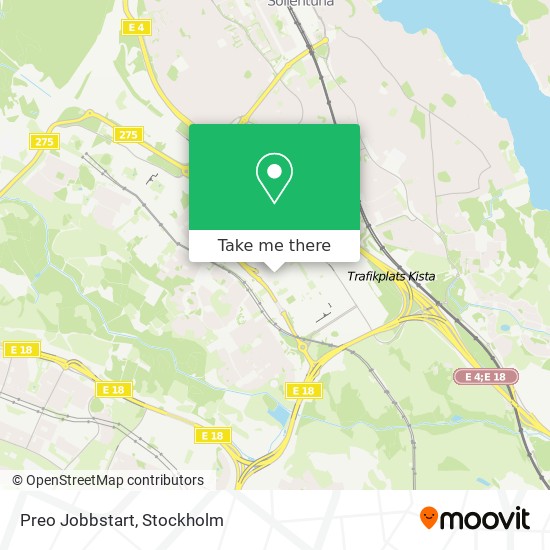 Preo Jobbstart map