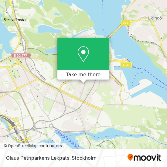 Olaus Petriparkens Lekpats map