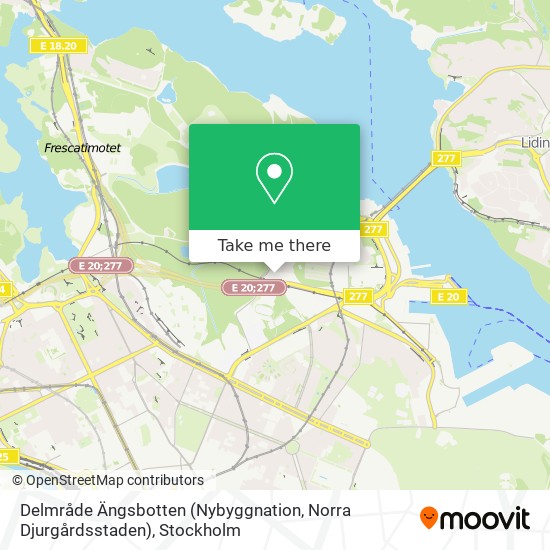 Delmråde Ängsbotten (Nybyggnation, Norra Djurgårdsstaden) map