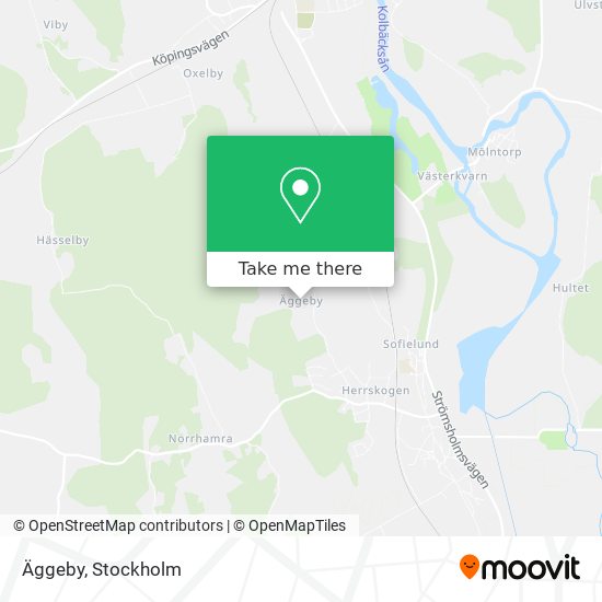 Äggeby map