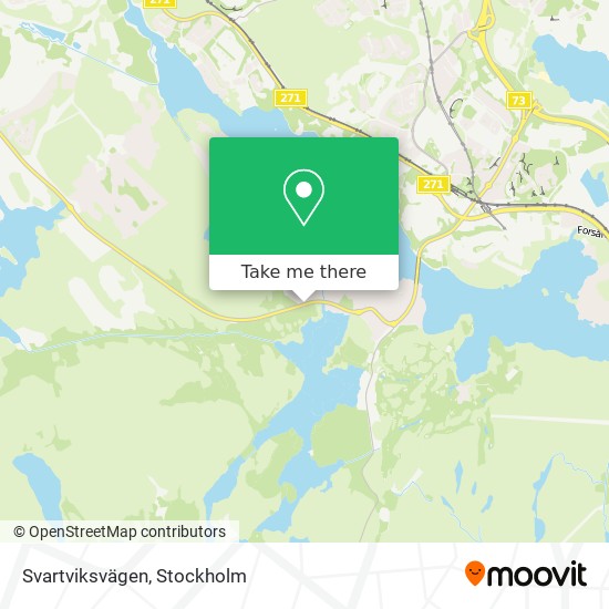 Svartviksvägen map